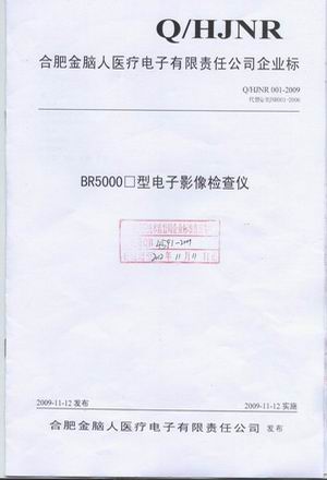 電子影像檢查儀執行標準 正本